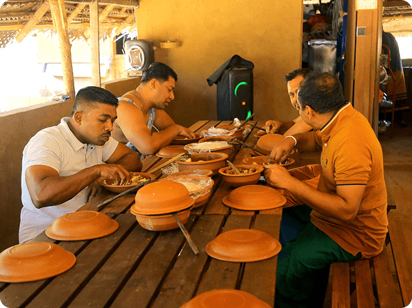 Private Garden and Relaxing Area for Safari Guests